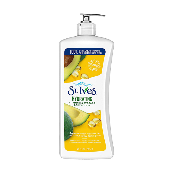 ST IVES HYDRATING VITAMIN E & AVOCADO BODY LOTION 621ML