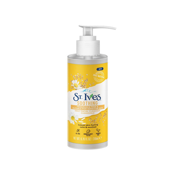 ST IVES SOOTHING DAILY FACIAL CLEANSER CHAMOMILE 200ML
