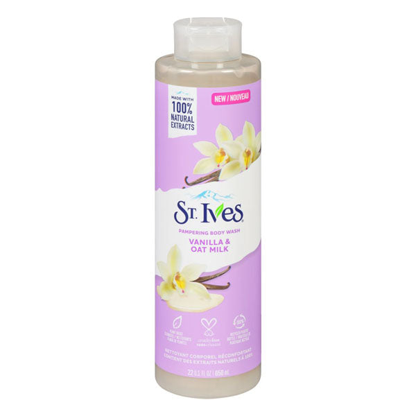 ST IVES VANILLA & OAT MILK PAMPERING BODY WASH