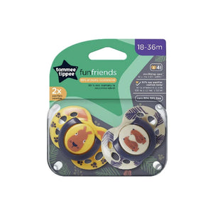 Tommee Tippee Fun Friends Soother  2x 18-36m