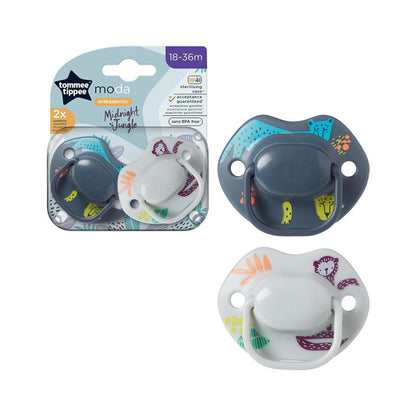 TOMMEE TIPPEE 2X 18-36M MODA STHR MIDNIGHT JUNGLE