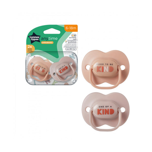 TOMMEE TIPPEE 2X 6-18M ANYTIME STHR KIND