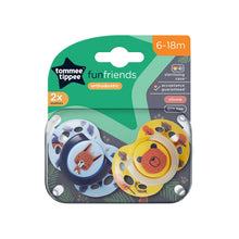 Load image into Gallery viewer, TOMMEE TIPPEE 2X 6-18M FUN FRIENDS STHRS