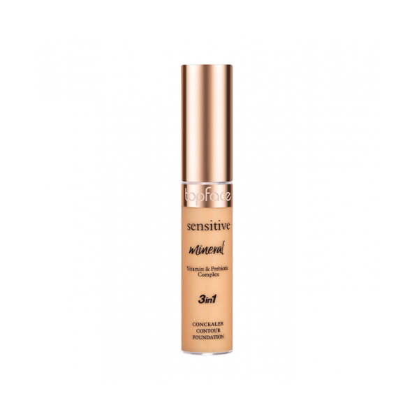 TOPFACE SENSITIVE MINERAL 3IN1 CONCEALER, CONTOIR & FOUNDATION