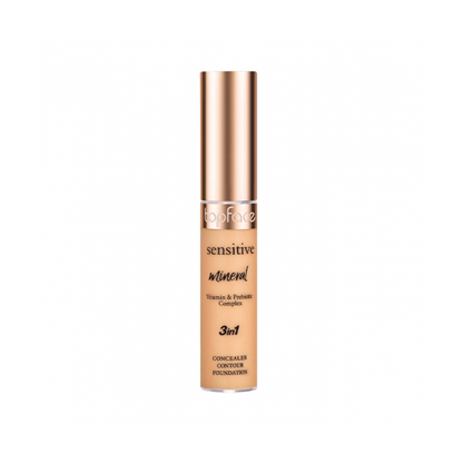 TOPFACE SENSITIVE MINERAL 3IN1 CONCEALER, CONTOIR & FOUNDATION