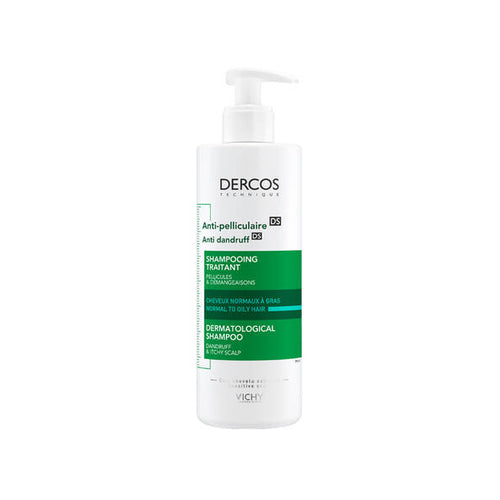 VICHY DERCOS ANTI-DANDRUFF TREATMENT SHAMPOO – NORMAL TO OILY HAIR 390ML