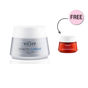 VICHY LIFTACTIV SUPREME ANTI-WRINKLE AND FIRMING CORRECTING CARE 50ML + FREE VICHY LIFTACTIV COLLAGEN SPECIALIST 15ML